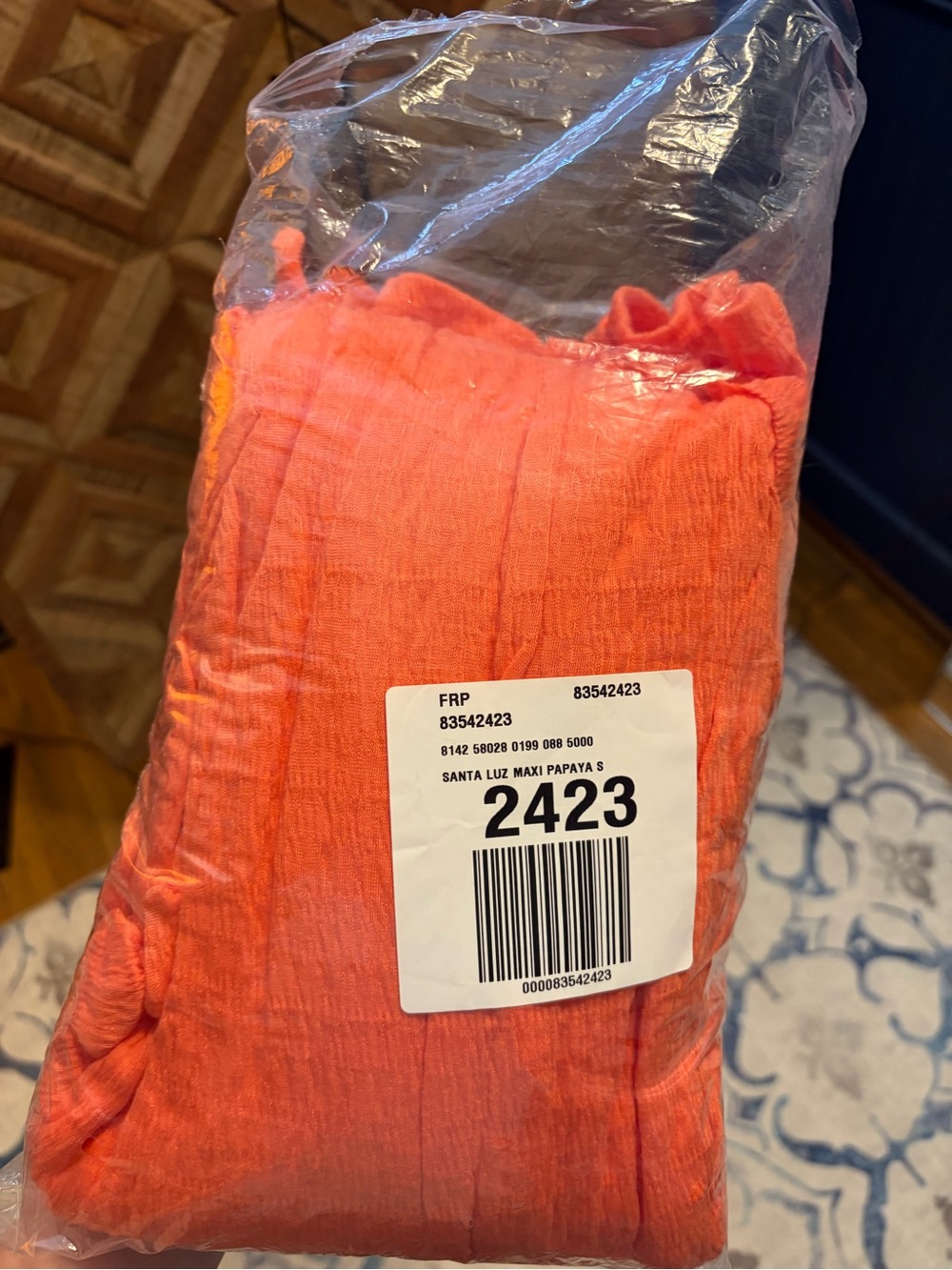 Free People Santa Luz Papaya Maxi Dress